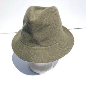 Rare Vintage Kangol Cashmere Arnold Trilby Pale Green/Sage Fedora Large